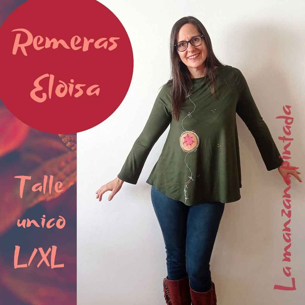 Remeras Eloisa verde seco