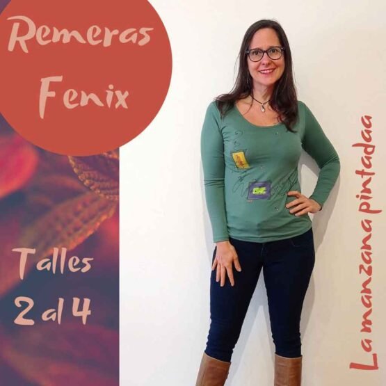 Remeras Fenix verde oscuro