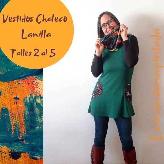 Vestidos chaleco verde