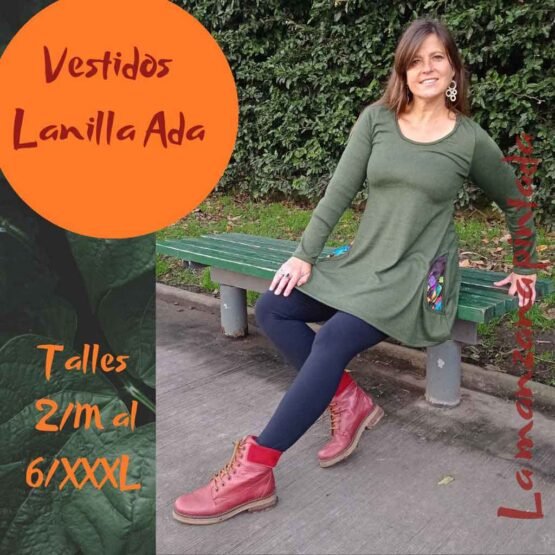 Vestidos Lanilla Ada verde