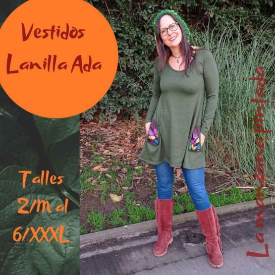 Vestidos Lanilla Ada verde