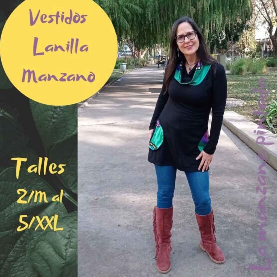 Vestidos Manzano negro
