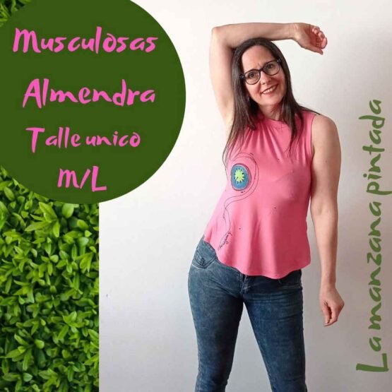 Musculosas Almendra rosa