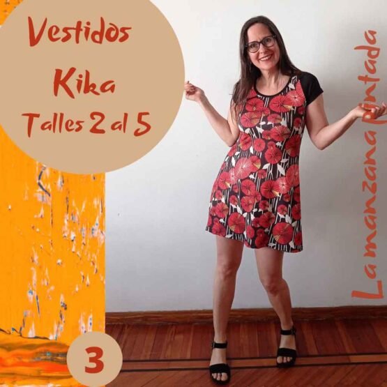 Vestidos Kika estampado 3