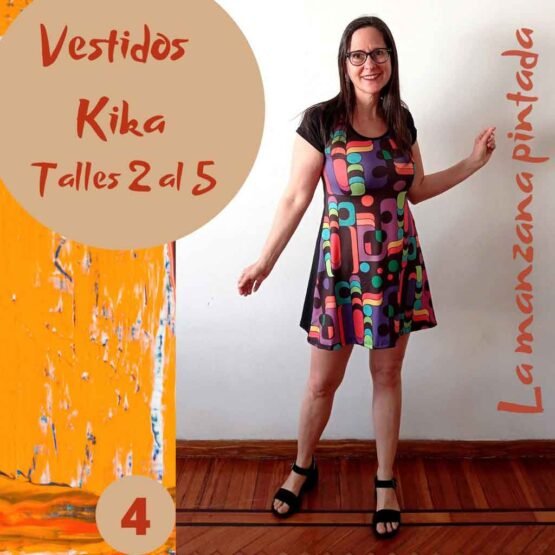 Vestidos Kika estampado 4