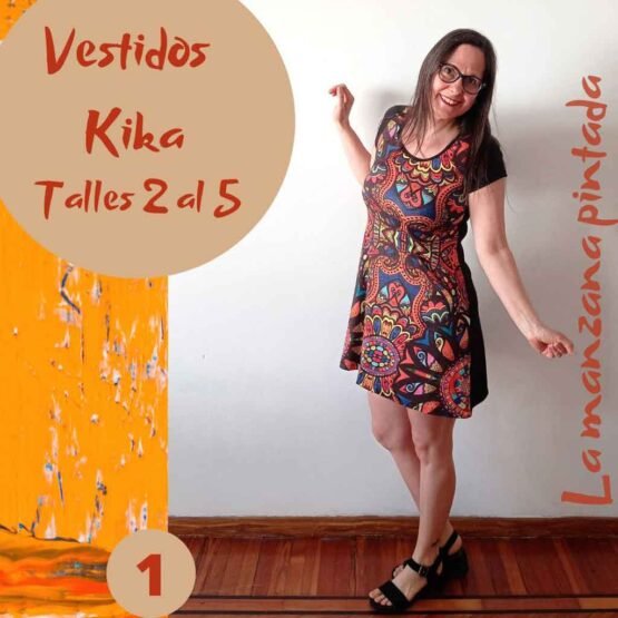 Vestidos Kika estampado 1