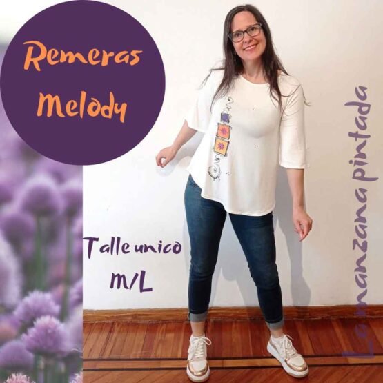 Remeras Melody blanca