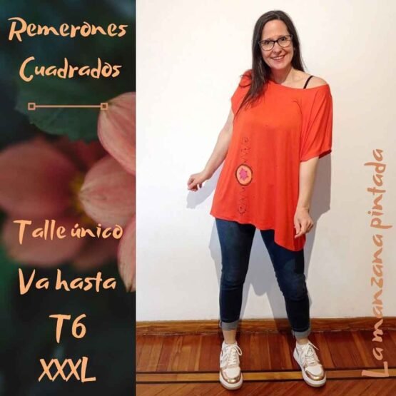 Remerones Cuadrados naranja