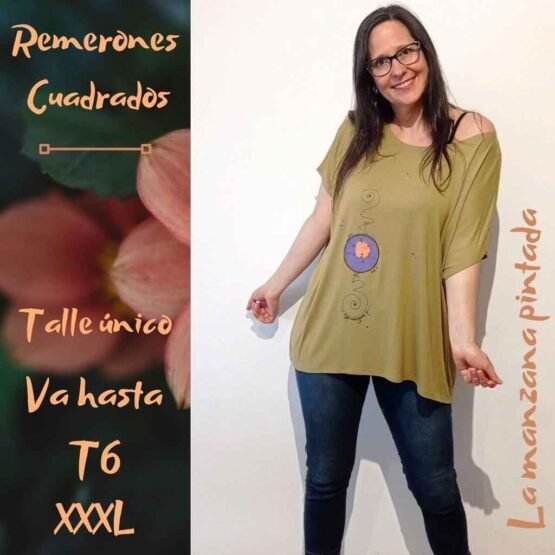 Remerones Cuadrados verde claro
