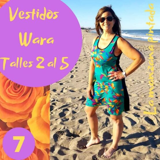 Vestidos Wara estampa 7