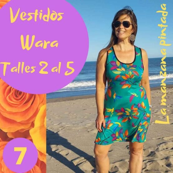 Vestidos Wara estampa 7