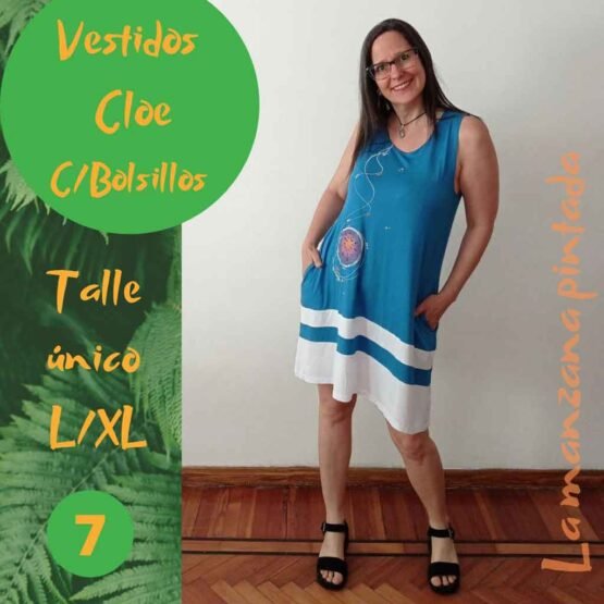 Vestidos Cloe azul
