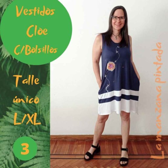 Vestidos Cloe azul marino