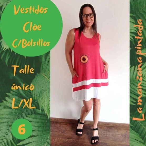 Vestidos Cloe rojo