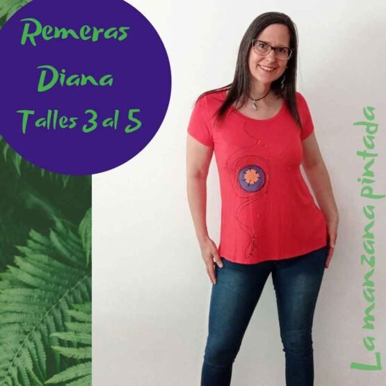 Remeras Diana roja