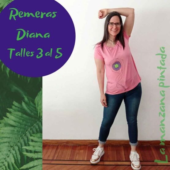 Remeras Diana Rosa