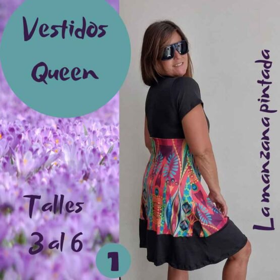 Vestidos Quenn estampa 1