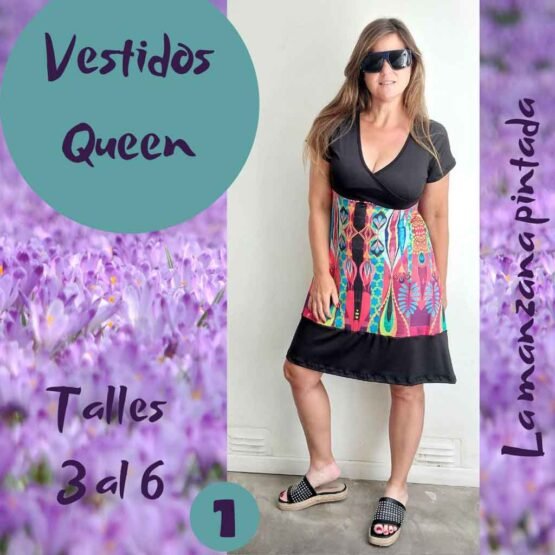 Vestidos Quenn estampa 1