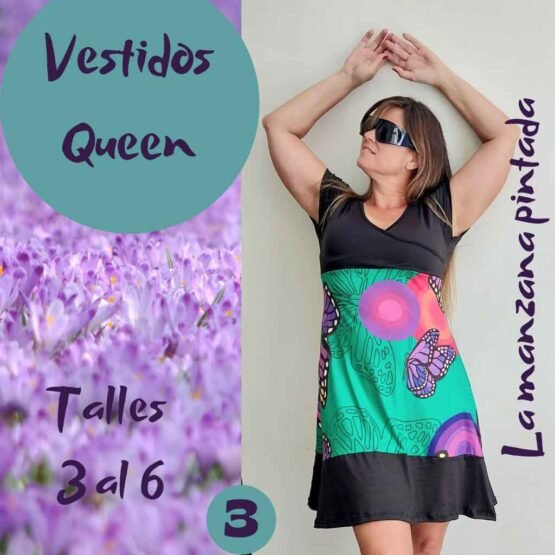 Vestidos Quenn estampa 3