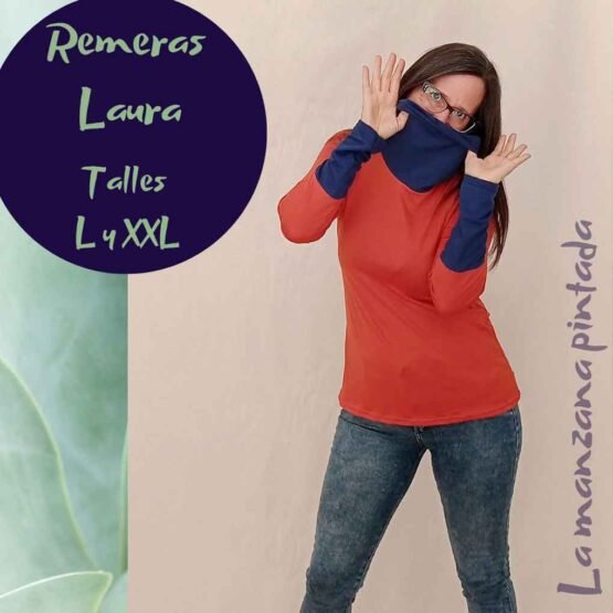 Remeras Laura ladrillo