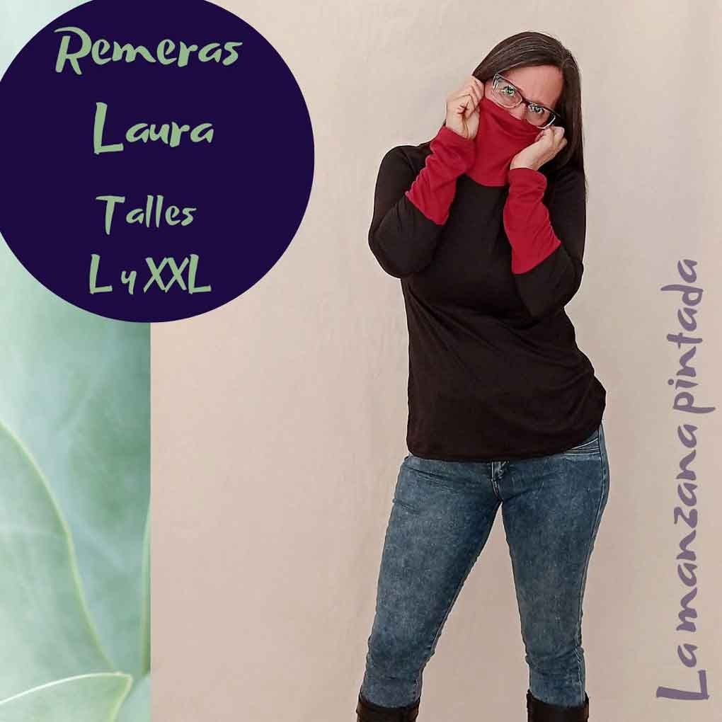 Remeras Laura negra