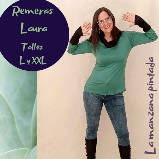 Remeras Laura verde