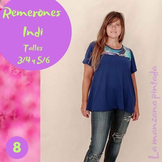 Remerones Indi azul 8