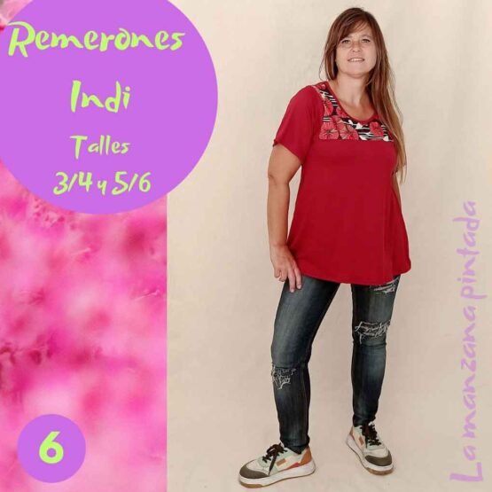 Remerones Indi rojo 6