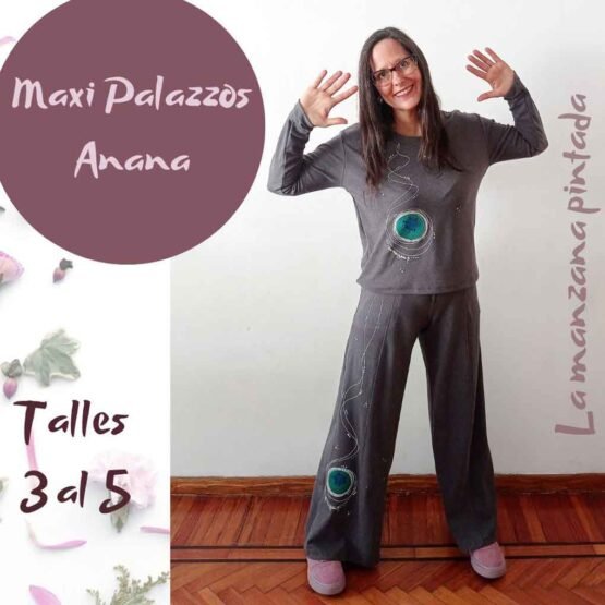 Maxi Palazzos Anana gris