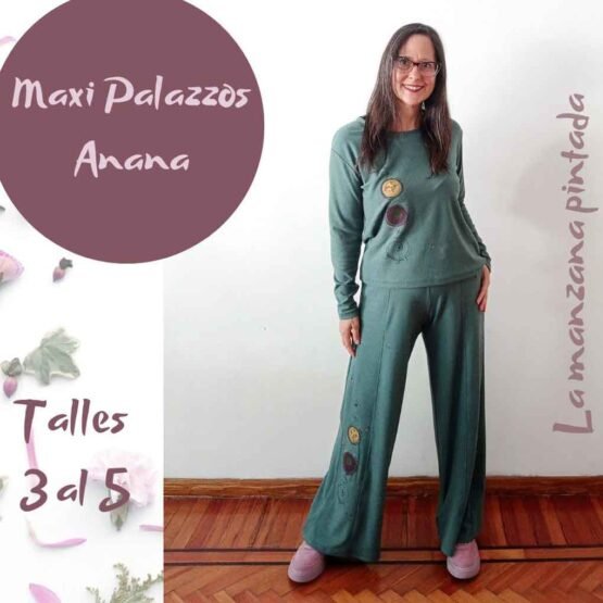 Maxi Palazzos Anana verde
