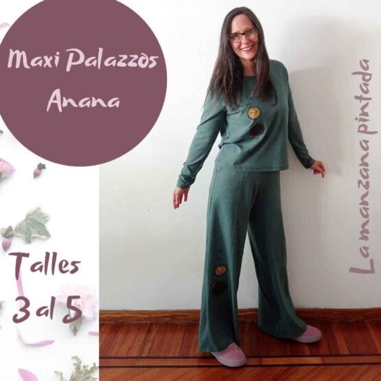 Maxi Palazzos Anana verde