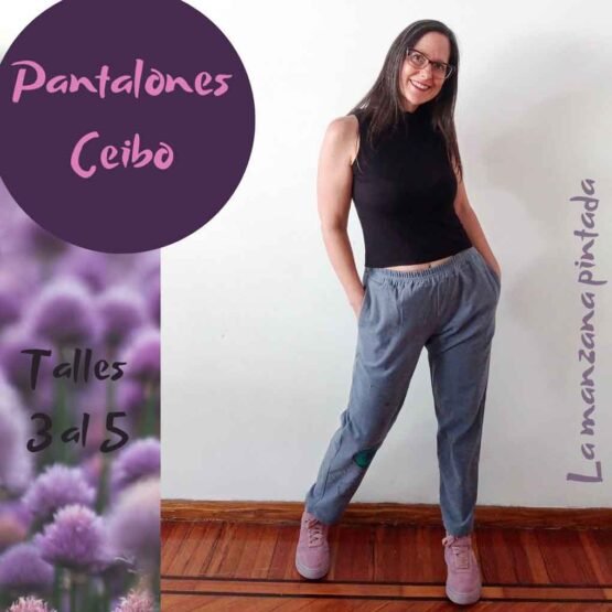 Pantalones Ceibo celeste