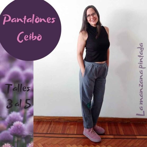 Pantalones Ceibo celeste