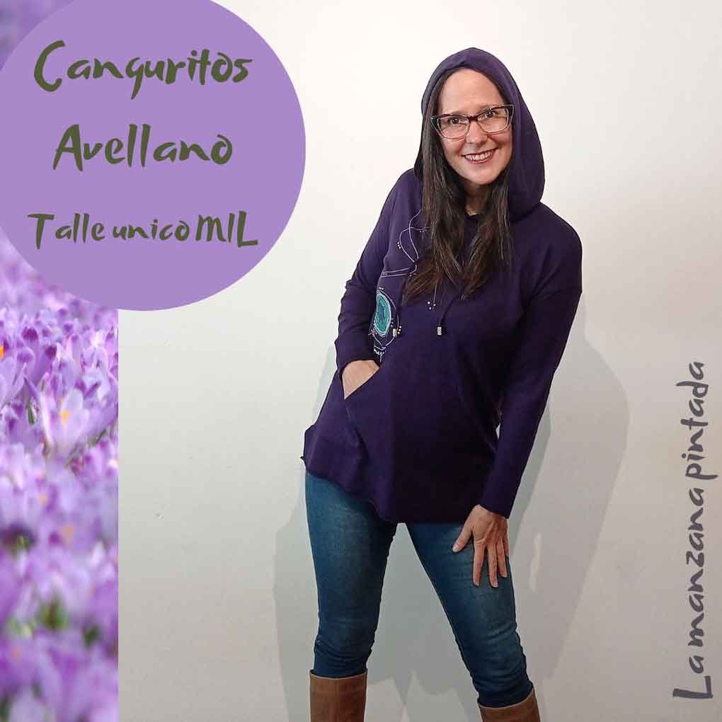 Canguritos Avellano violeta