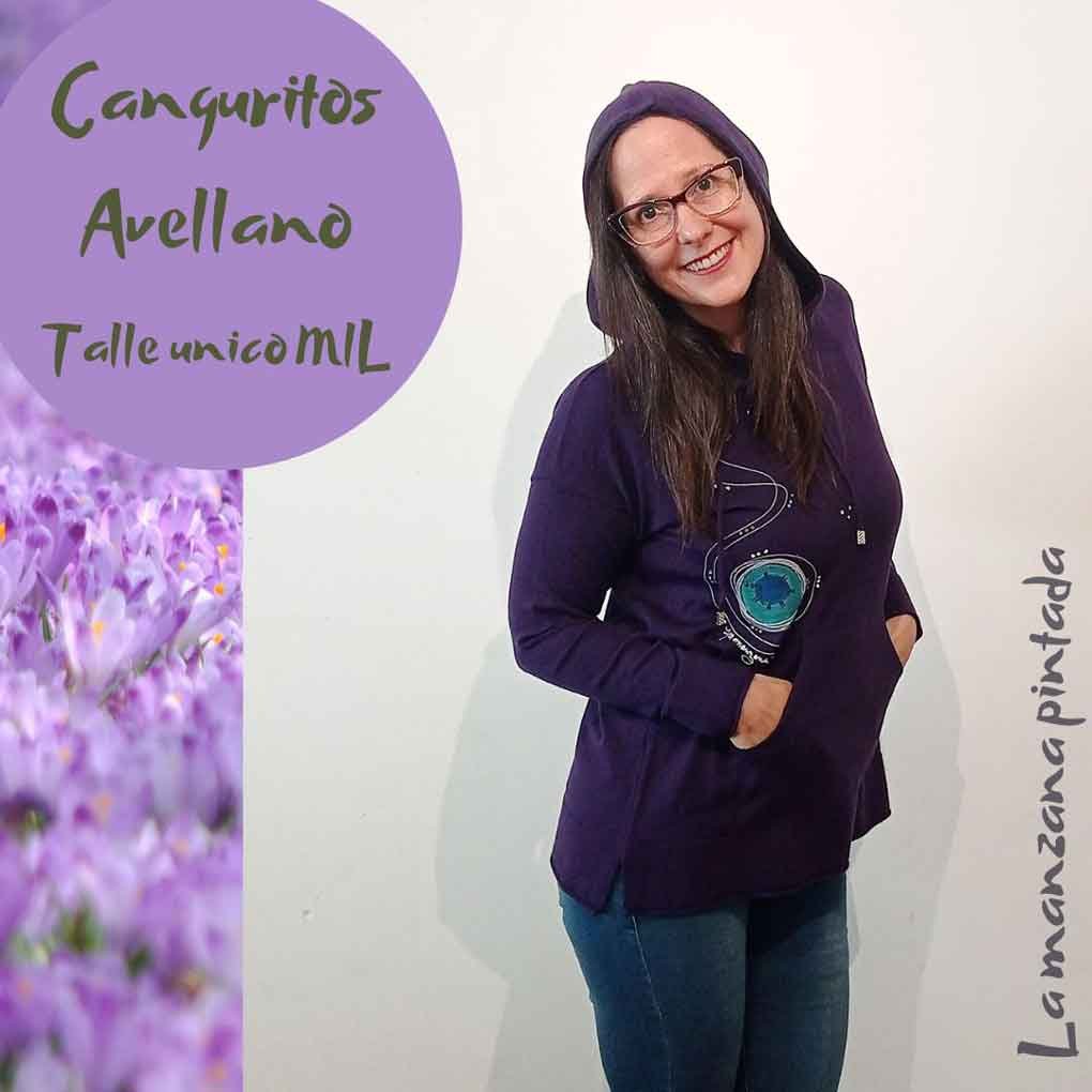 Canguritos Avellano violeta