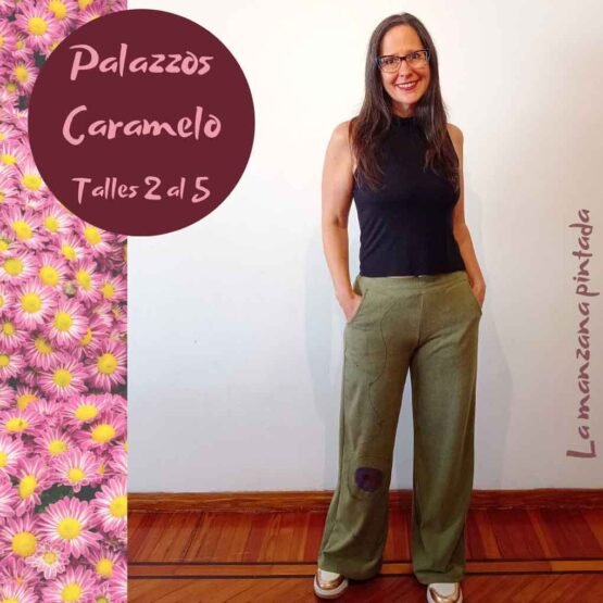 Palazzos Caramelo verde pistacho