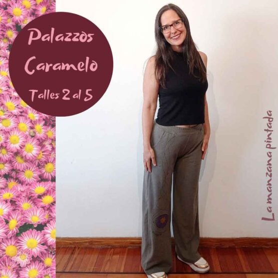 Palazzos Caramelo verde seco