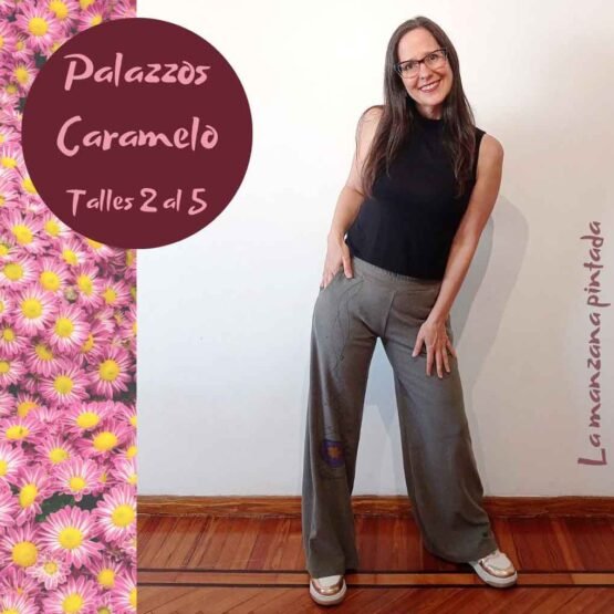 Palazzos Caramelo verde seco