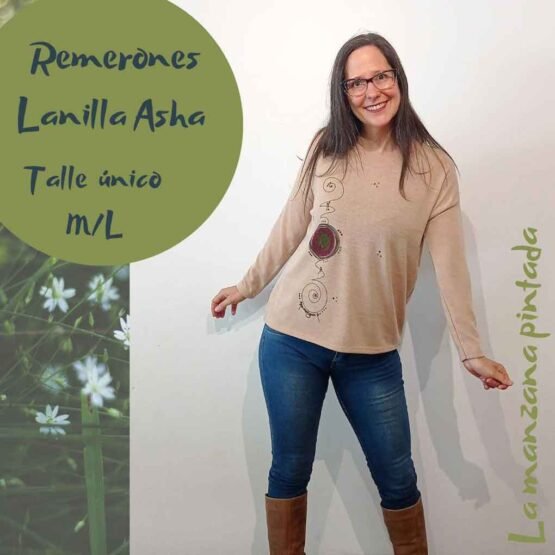 Remeras lanilla Asha beige