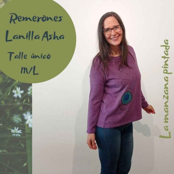Remeras lanilla Asha violeta