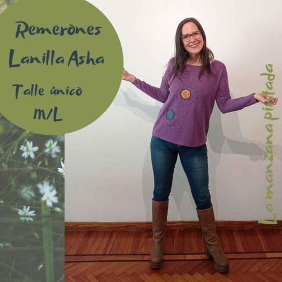 Remeras lanilla Asha violeta