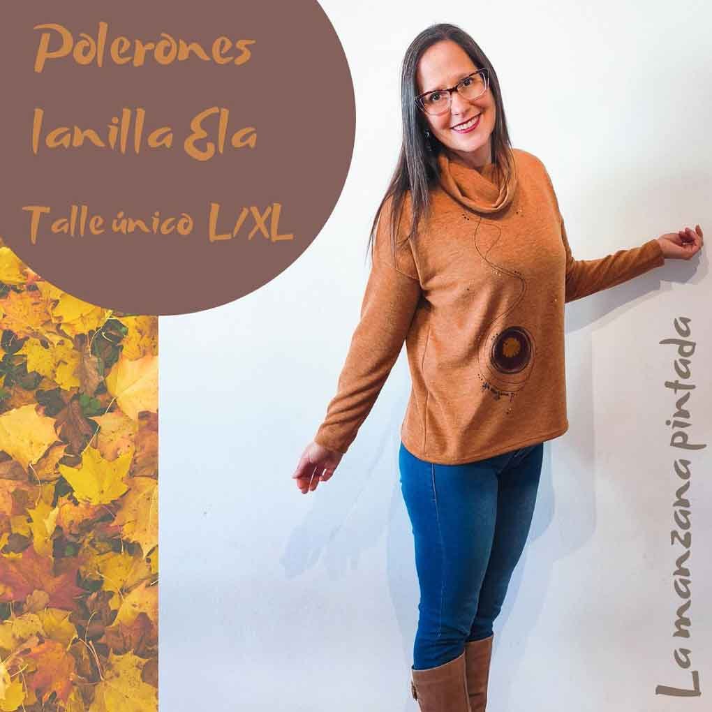 Polerones lanilla Ela ocre
