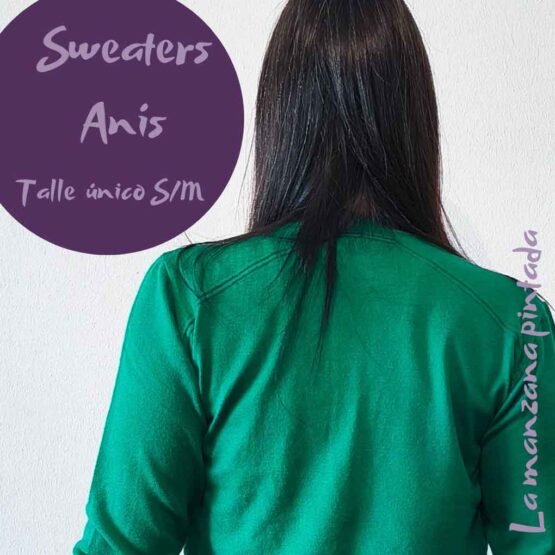 Sweaters Anis verde espalda