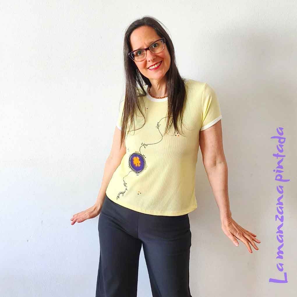 Remeras Tabatha amarilla