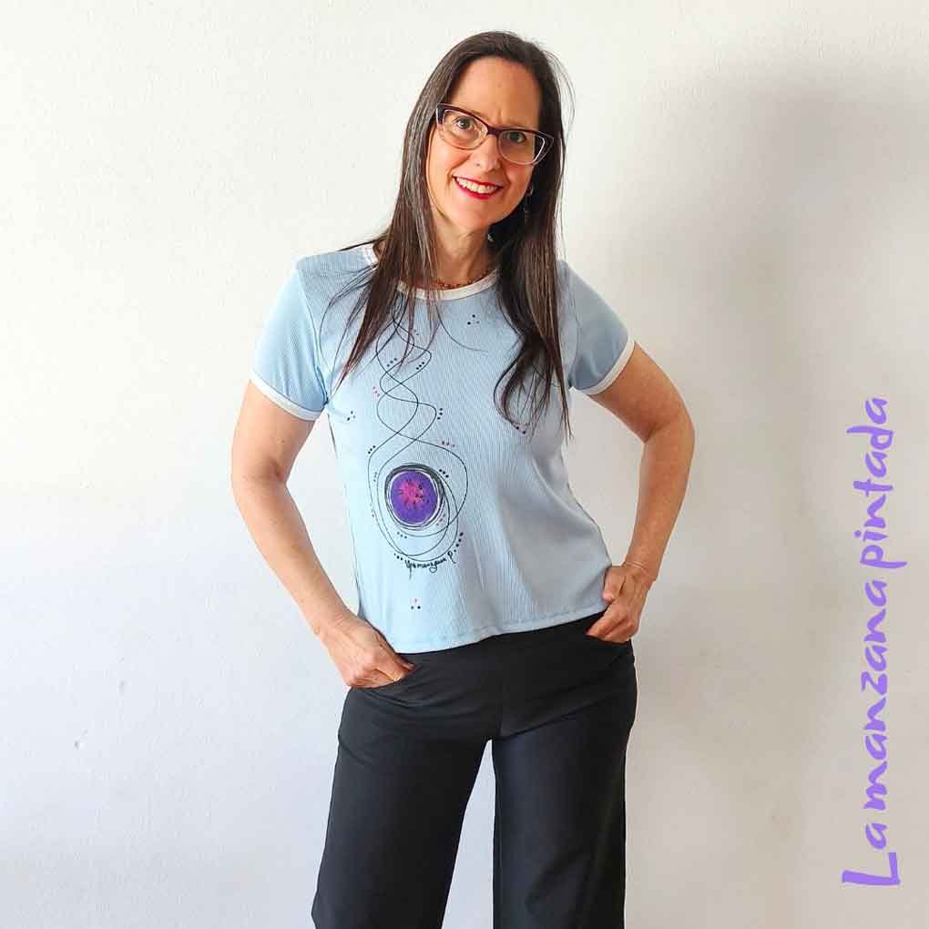 Remeras Tabatha celeste