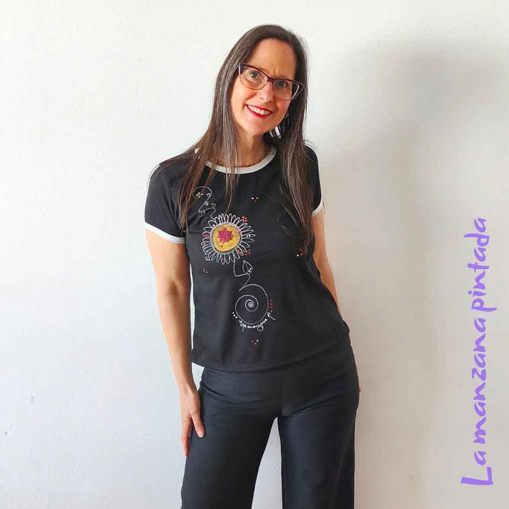 Remeras Tabatha negra